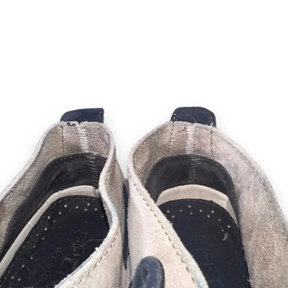 Sperry Top-Siders Mid Top Boat Chukka Shoes Grey/Beige Suede STS13908 Men's 8.5M